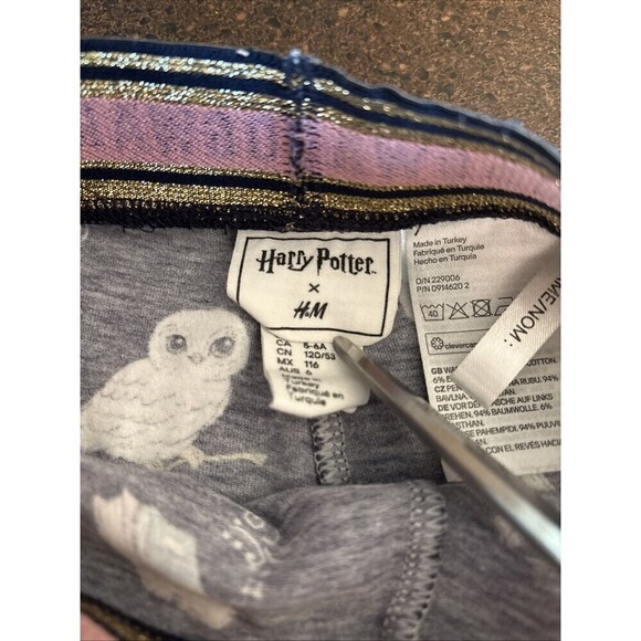 Harry Potter H&M Hogwarts Leggings Size 6 - Picture 4 of 8